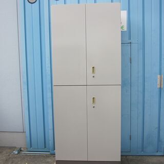 上下書庫セット　ウチダ製　ＳＵ２　両開き/両開き　奥行400ｍｍ