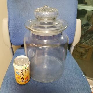 　駄菓子屋　容器　ガラス　昭和レトロ　大型品