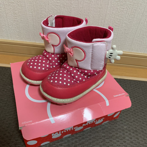スノーブーツミニーミニーちゃんブーツ15 15センチ女の子 みーこ 栄町の子供用品の中古あげます 譲ります ジモティーで不用品の処分