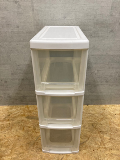 収納ケース三段収納プラスチックケースプラスチックボックス便利棚 トゥエルブ 亀山の家具の中古あげます 譲ります ジモティーで不用品の処分