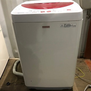 [重]1126-102シャープ洗濯機　ES-G55KC 2010...