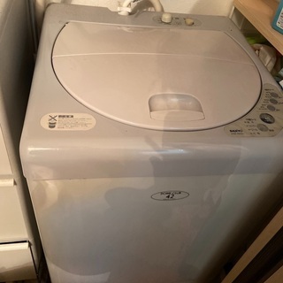 【無料】SANYOの全自動洗濯機　ASW-42(GR)