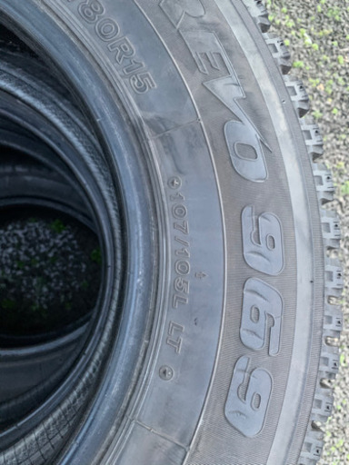 195/80R15 ブリヂストン　スタッドレス　バンタイヤ　車検対応