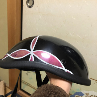 半ヘル ジェットヘルメットセット❗️ バイク　アメリカン　ヤレ塗装