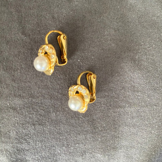 金×パール イヤリング