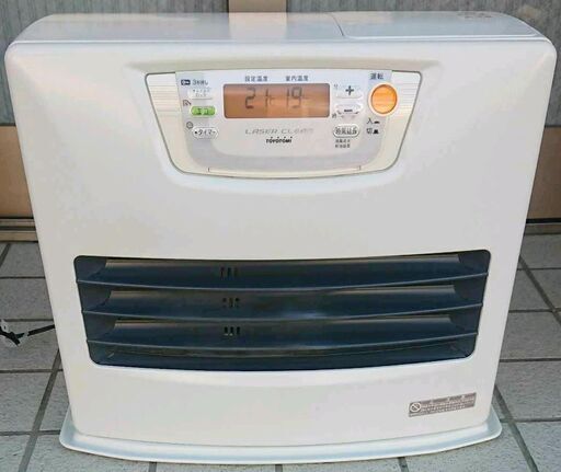 トヨトミ 石油ファンヒーター 美品 強力5.25kW タンク7L