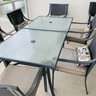 ●無料●　◆ガーデンテーブルセット・（正方形テーブル12個・椅子...