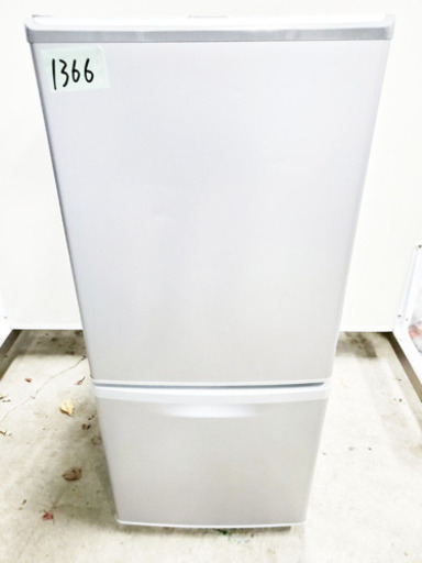 ①1366番 Panasonic✨ノンフロン冷凍冷蔵庫✨NR-B143W-S‼️