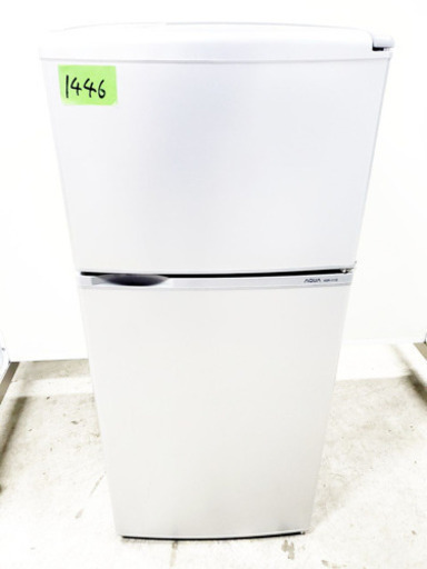 日本最大級 ①1446番AQUA✨ノンフロン直冷式冷凍冷蔵庫✨AQR-111C‼️ 冷蔵庫