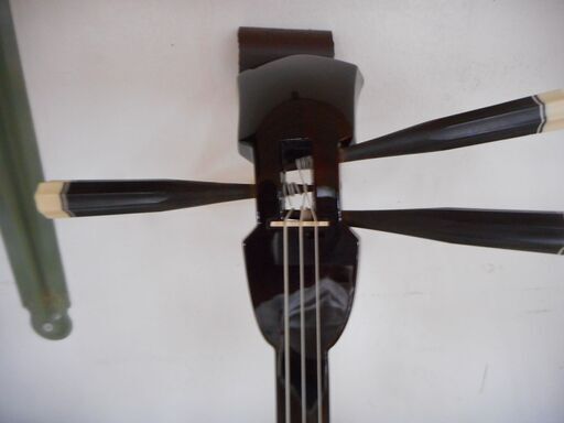 ID：G949375 三線（本革） 三線 沖縄三線 本皮 幸運の本蛇皮強化