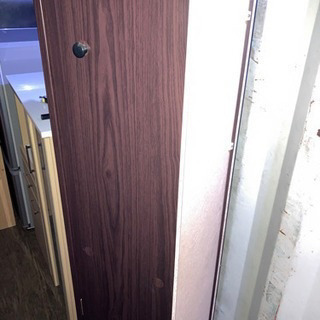 S1017-24 下駄箱　玄関収納　鏡付き　スリム 縦長　木製②