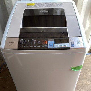 【重】1001-3 HITACHI 洗濯機 ビートウォッシュ 8...