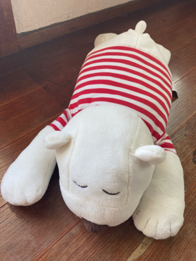 ニトリ抱き枕シロクマ約60センチ ふみ 東福山の生活雑貨の中古あげます 譲ります ジモティーで不用品の処分