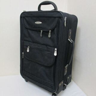 キャリーバッグ　スーツケース　ブラック　キャスター付き FB0001 