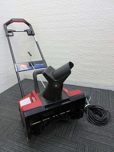 ss1852　TORO　電動除雪機　電動スノースローワ―　38025　赤　ハイパワー　パワフル　雪かき　電気　ガソリン不要　雪を飛ばす　除雪　簡単操作　家庭用　丸山製作所