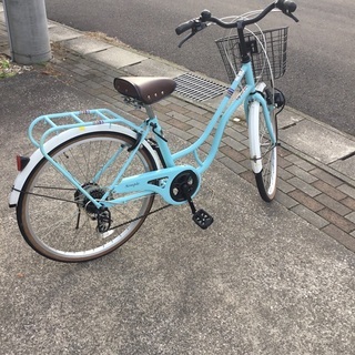 【ネット決済】小学生女児向け自転車　24インチ　シティサイクル