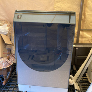 【ネット決済・配送可】シャープ　ES-W112 ドラム式洗濯機