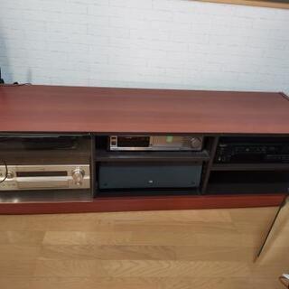 TV台、オーディオボード(DENON)、棚