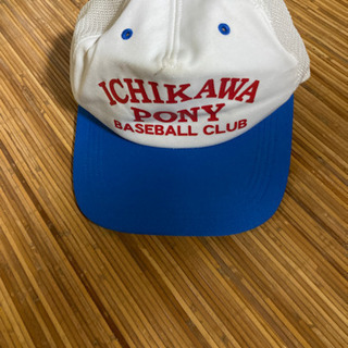 市川ポニーベースクラブの野球帽