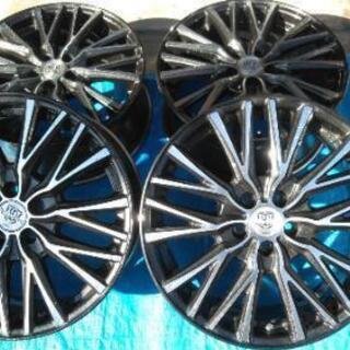 美品 17インチ アルミホイール 4本 送料無料 - タイヤ、ホイール 