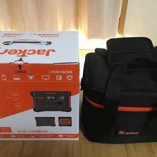 Jackeryポータブル電源400と専用バッグ、新品、未使用