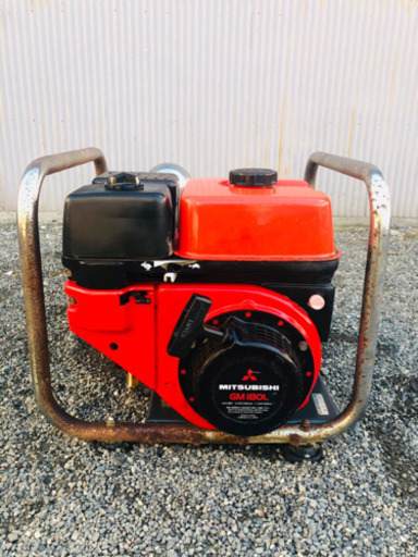 丸山 MARUYAMA MS410 ★三菱 MITSUBISHI GM180L /6馬力　動力噴霧器 動噴セット動作OK