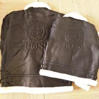 台はかり ボスジャン 革 BOSS ボスジャン親子