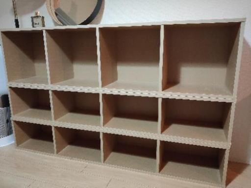 無印良品 パルプボードボックス シェルフ 本棚やテレビ台にどうぞ あうまう 都立家政の家具の中古あげます 譲ります ジモティーで不用品の処分