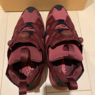 靴/バッグ リーボック インスタ ポンプフューリー メンズ ワインレッド 