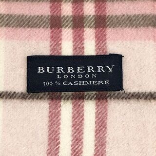 BURBERRY LONDON カシミヤ100% マフラー　ピンク 楽天市場】バーバリー マフラー カシミア ピンクの通販