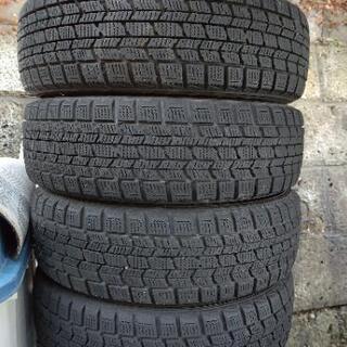 165-55R-14 スタットレスタイヤ＋アルミホイール 軽自動車用 中古