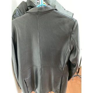 【特価】バルマン BALMAIN ライダースジャケット ラムレザー 本革 M