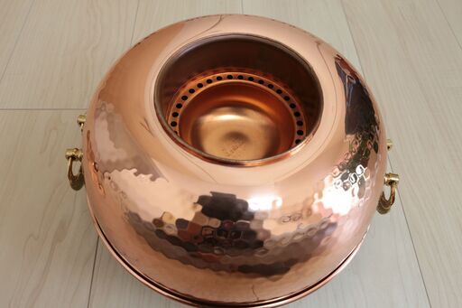 未使用 高級 新光金属 COPPER100 HOME WARE しゃぶしゃぶ鍋