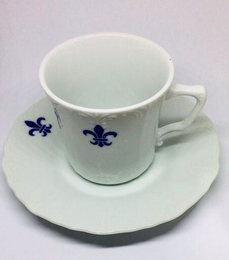 立教 コーヒー カップ\u0026ソーサー 4客未使用 ゆりの紋章入