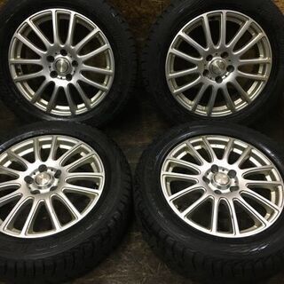 YOKOHAMA GEOLANDAR i/T-S 215/60R17】スタッドレス【E Spider 社外 17 