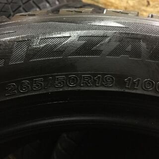 BS BLIZZAK DM-V2 265/50R19 19インチ スタッドレス 4本 2016年製 audi Q7