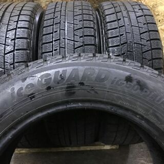 YOKOHAMA ice GUARD iG50 PLUS 205/60R16 16インチ スタッドレス 4本 2016年製 バリ溝 ステップワゴン ノア等　(TA298) クレジットカード QR決済可能