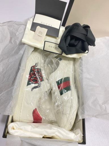 GUCCI スネーク 刺繍 スニーカー 靴 | inmarco.ae