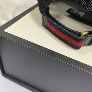 GUCCI スネークプリントGGスプリームキャップ帽子