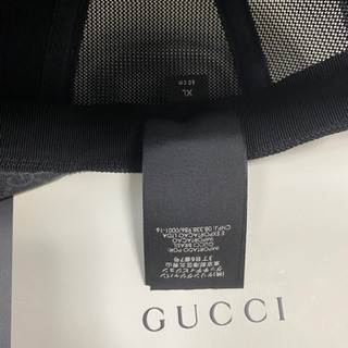 GUCCI スネークプリントGGスプリームキャップ帽子