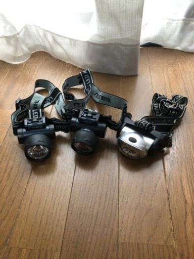 LEDヘッドライト3個