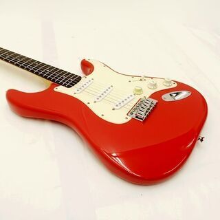 squire 美品 ストラトキャスター 調整済み フェスタレッド BULLET