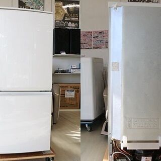 シャープ　137L　２ドア ノンフロン冷凍冷蔵庫　SJ-D14B...