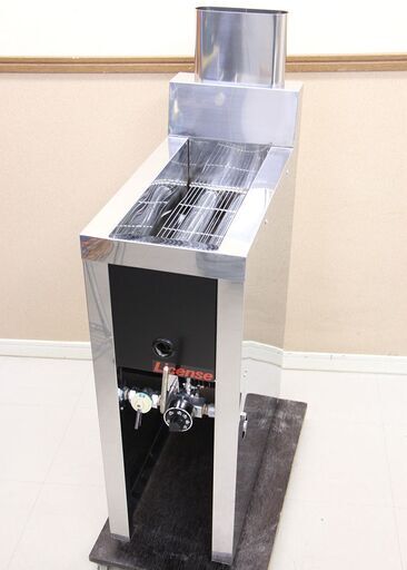 服部工業 ガスフライヤー LPガス 厨房機器 GHA-8 シルバー(J791swxY)