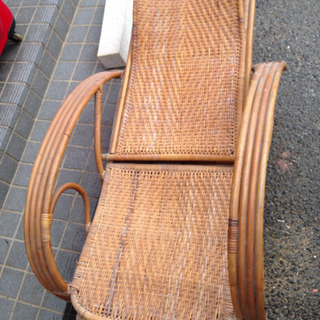 籐の椅子  レトロ ラタン