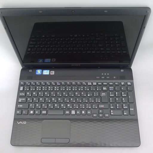 送料無料 ブラック ノートパソコン 中古動作良品 15.5型 SONY VAIO