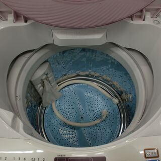 クリーニング済】シャープ8.0kg全自動洗濯機「ES-GV80P-P」（2014年製）