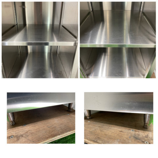 業務用 ステンレス 食器棚 収納棚 2枚扉 店舗 飲食店 W600xD600xH1800mm