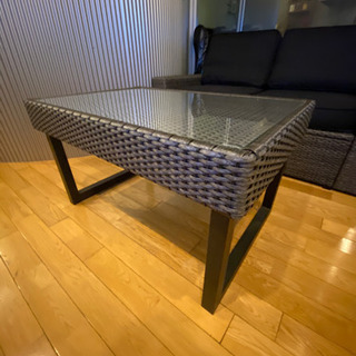 家具 値段下げました。IKEA ソッレローン ソファ ローテーブル 屋外用