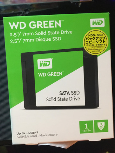 ウエスタンデジタルSSD2.5サイズ1TB新品